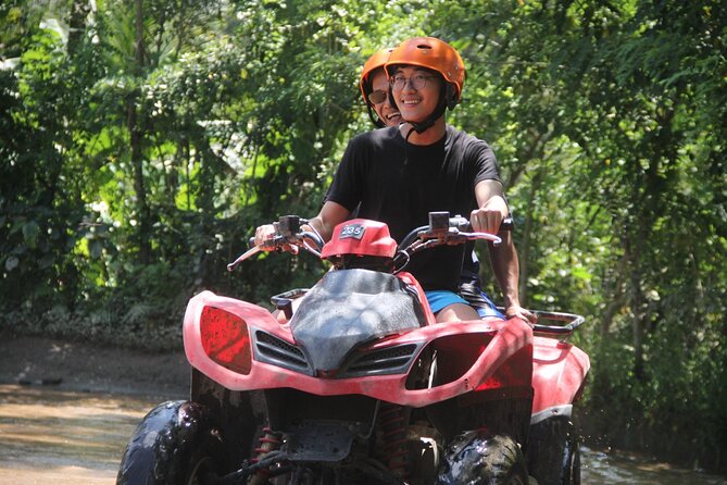 Ubud's Thrilling ATV Tandem Rides - The route highlights: rice paddies, mud, hills, and a long river trek