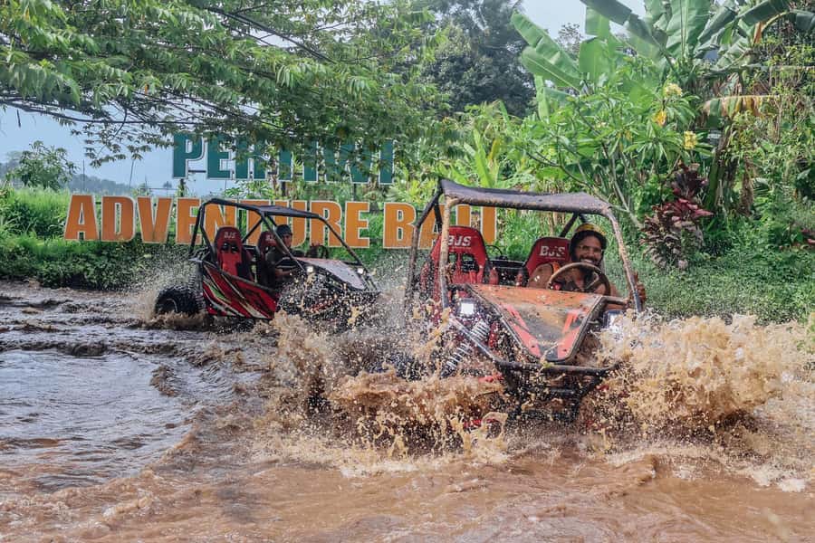 UTV Buggy Adventure in Bali - Thrills in the Heart of Nature - Terrain Highlights: Rice Fields, Mud Puddles, Jungle, and That Cave/Waterfall Feel