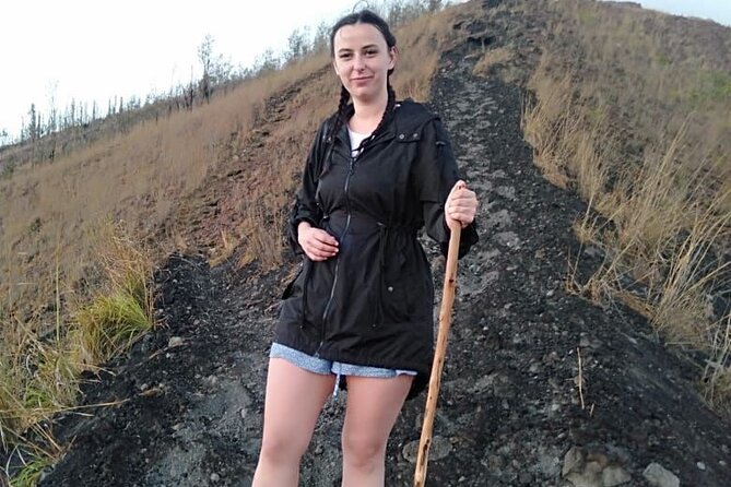 Volcano Batur Sharing Group at Start Point - The climb: your guide sets the pace and handles the scary bits