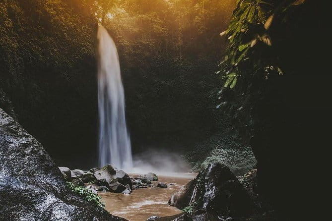 Waterfall Tour: North Bali Best Waterfalls - Leke Leke Waterfall: jungle privacy and drone-friendly angles
