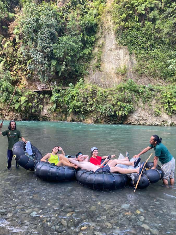 Wonderfull Orangutan Sumatera Jungle Trekking and tour - River Time on the Bohorok: Tubing Where the Jungle Meets the Water