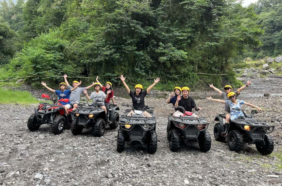 Yogyakarta: ATV Quad Bike Mount Merapi Adventure - The main ATV ride: wet-track thrills plus village life