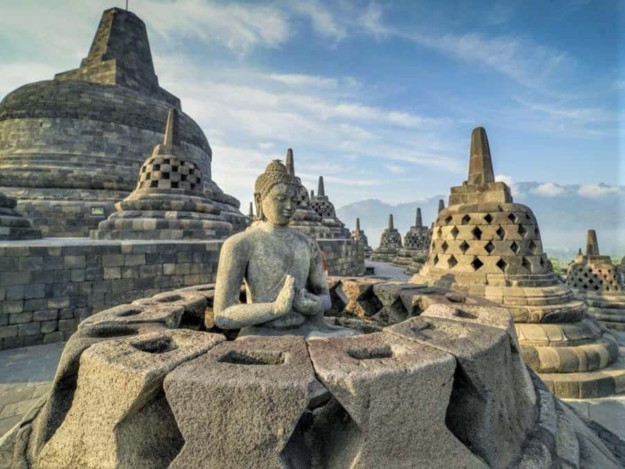 Yogyakarta: Borobudur Climb and Prambanan Shared Guided Tour - Pickup, van time, and how the group day actually feels