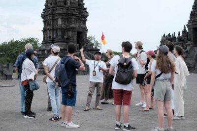 Yogyakarta: Borobudur Climb-up and Prambanan Guide Tour - Getting There: Pickup, Vans, and the Morning Start