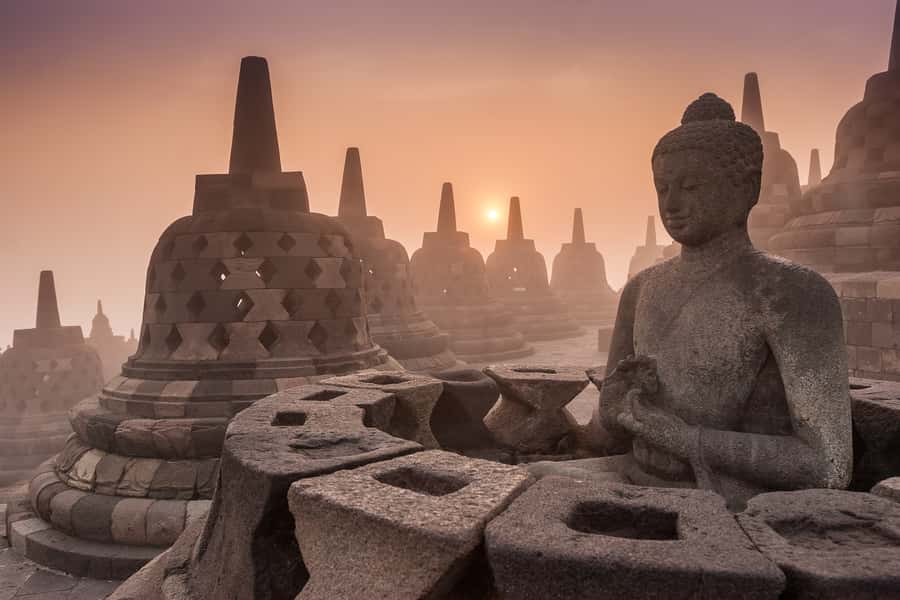 Yogyakarta: Borobudur climb up and Prambanan Temple Tour - Borobudur climb: world’s largest Buddhist monument, and why going up changes everything