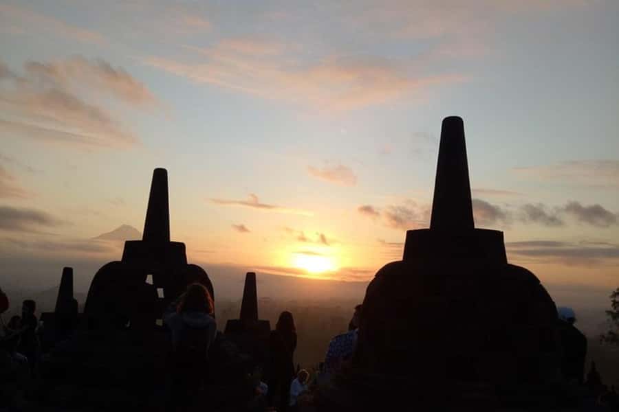 Yogyakarta: Borobudur sunset(guarantee climb up) & Prambanan - Prambanan Temple: Three Shrines, Guided Layout, Yard-Level Views