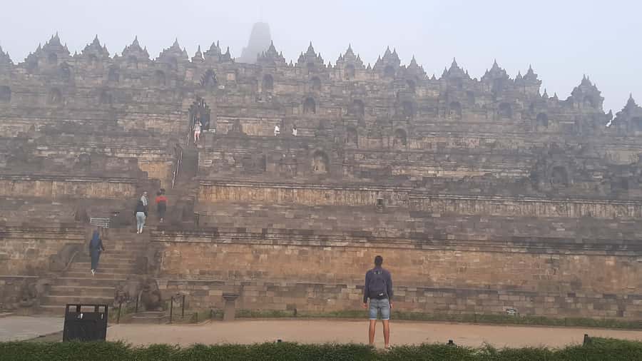 Yogyakarta Experience one day tour Borobudur and Prambanan - Comfort and logistics: private car, parking, bottled water