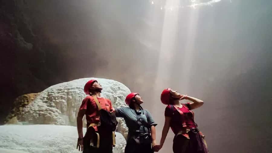 Yogyakarta: Jomblang and Pindul Cave Tour with Drone Shot - Sunbeams, cave life, and the photo reality (drone or phone)