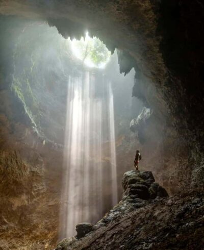 Yogyakarta: Jomblang Cave and Pindul Cave Tour - Jomblang Cave: rope descent, cliff drop, and the Light of Heaven