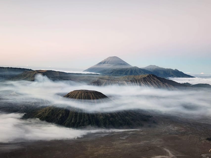 Yogyakarta: Mount Bromo Ijen with Train & Bali drop-off - Bromo crater time: sand sea walking and the climb up