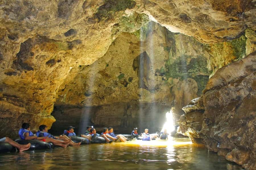 Yogyakarta : pindul cave, oyo river & timang beach adventure - Timang Beach Jeep to Gondola Crossing Over Stone Islands