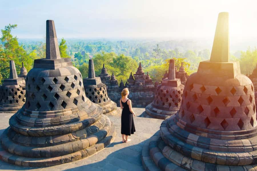 YOGYAKARTA; SUNRISE AT VIEW POINT AND BOROBUDUR CLIMB UP - What to Bring and How to Time Your Energy