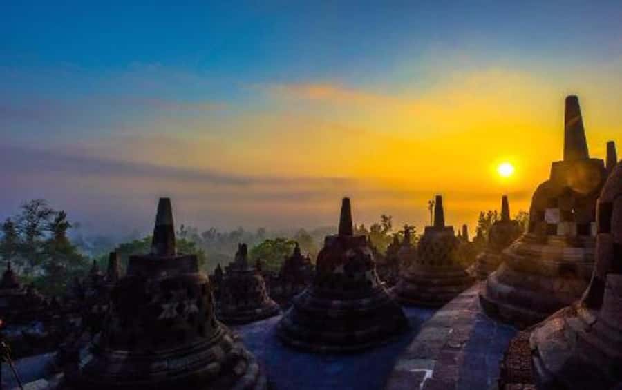 Yogyakarta; Sunrise from Borobudur Temple & Prambanan Guided - Borobudur before the crowds: upper terraces, sandals, and photo angles