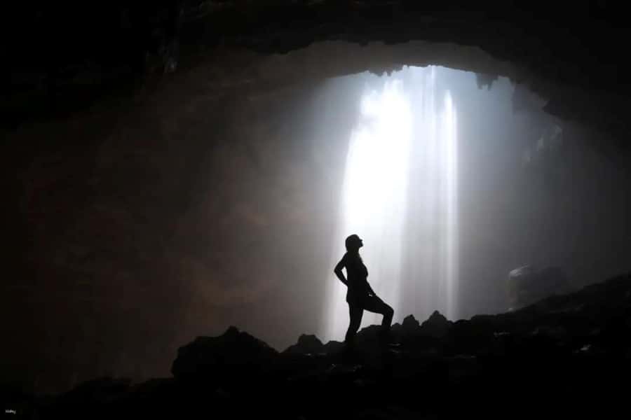 Yogyakarta:Mount Merapi Sunrise, Jomblang Cave & Pindul Cave - Jomblang Cave: a 60-meter rope descent and the Light of Heaven walk